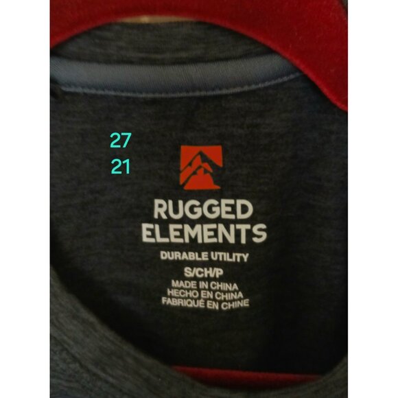 Rugged Elements Durable Utility Long Sleeve Pullover Shirt Mens S Gray Heather - Picture 10 of 11